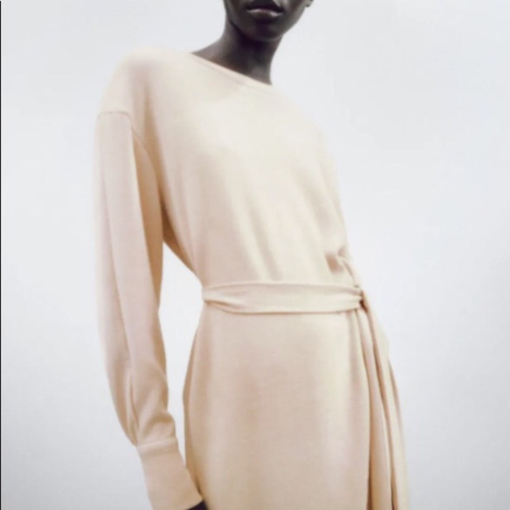 Sand colored dress